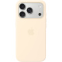Оригинален Apple силиконов кейс с MagSafe за iPhone 17 Pro - ванилов
