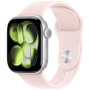 Оригинален Apple спортна каишка за Apple Watch 42mm / 41mm / 40mm / 38mm - M/L - нежно розов