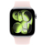 Оригинален Apple спортна каишка за Apple Watch 42mm / 41mm / 40mm / 38mm - M/L - нежно розов