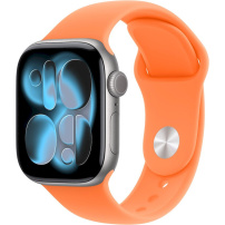 Оригинален Apple спортна каишка за Apple Watch 42mm / 41mm / 40mm / 38mm - S/M - мандаринено оранжев
