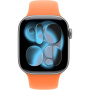 Оригинален Apple спортна каишка за Apple Watch 42mm / 41mm / 40mm / 38mm - S/M - мандаринено оранжев