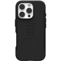 UAG Civilian Rugged Cover с MagSafe за iPhone 16 Pro - черен