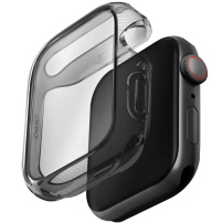 UNIQ Garde Hybrid калъф с протектор на дисплея за Apple Watch 45мм - опушен