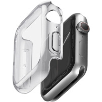UNIQ Garde Hybrid кейс със защита на дисплея за Apple Watch 42mm (Series 10 / 11) - прозрачен
