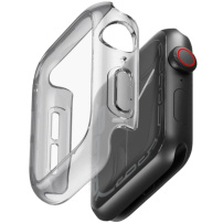 UNIQ Garde Hybrid калъф със защита на дисплея за Apple Watch 42mm (Series 10 / 11) - опушен