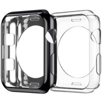 Предпазен калъф Dux Ducis от мека пластмаса за Apple Watch 38mm - черен