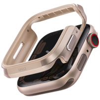 UNIQ Valencia метално покритие за Apple Watch 42mm (Series 10 / 11) - розово злато