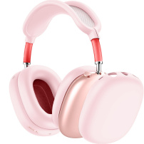 XDcase 3в1 силиконов калъф за AirPods Max 1 / 2 - розов