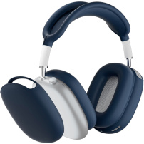 4в1 силиконов калъф за AirPods Max 1 / 2 - тъмносин