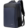 COOLBELL CB-8308 раница с външен USB порт и заключване на циповете за iPad / MacBook до 17" - тъмносиня
