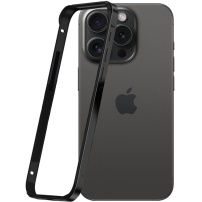 Предпазна рамка за iPhone 15 Pro Max - черна