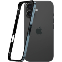 Защитна рамка за iPhone 16 - тъмносиня