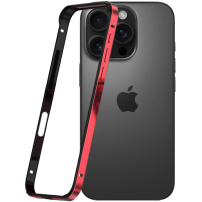 Предпазна рамка за iPhone 16 Pro Max - червен
