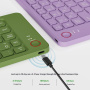 B023 сгъваема безжична Bluetooth клавиатура - черна
