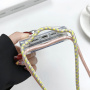 Прозрачен калъф с връзка и MagSafe за iPhone 16e / 17e - кремов