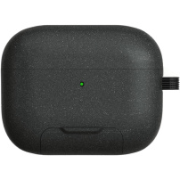 Калъф с разгъваща се стойка и карабинер за AirPods Pro 2 - тъмносив