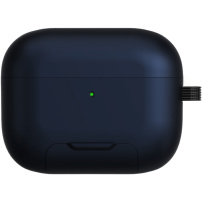 Калъф с разгъваща се стойка и карабинер за AirPods Pro 2 - тъмносин