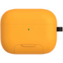 Калъф със сгъваема стойка и карабинер за AirPods Pro 2 - жълт
