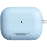 Калъф с разгъваща се стойка и карабинер за AirPods Pro 2 - син