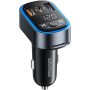 ESSAGER ES-F748 Bluetooth FM трансмитер за кола с портове USB-C / 2x USB-A - 35W - черен