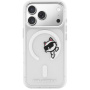 Karl Lagerfeld IML Choupette Peekaboo прозрачен калъф с MagSafe за iPhone 17 Pro Max - прозрачен