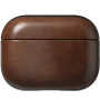 Nomad Modern Leather кожен калъф за AirPods Pro 3 - тъмнокафяв
