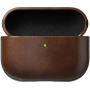 Nomad Modern Leather кожен калъф за AirPods Pro 3 - тъмнокафяв