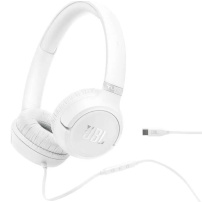 JBL Tune 530C слушалки с конектор USB-C - бели