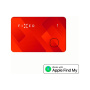 FIXED Tag Card smart локатор във формата на карта с поддръжка на Find My - оранжев