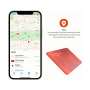 FIXED Tag Card smart локатор във формата на карта с поддръжка на Find My - оранжев