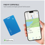 FIXED Tag Card 2 смарт локатор във формата на карта с поддръжка на Find My - син