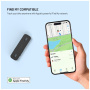FIXED Tag Bikee smart локатор с поддръжка на Find My за закрепване на велосипед - черен
