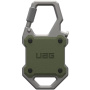 UAG Monarch супер издръжлив калъф с карабинер за AirTag 1 / 2 - маслинен