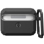 UAG Plasma издръжлив калъф със закопчалка и карабинер за AirPods Pro 3 - черен