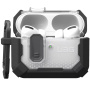 UAG Plasma издръжлив калъф със закопчалка и карабинер за AirPods Pro 3 - черен