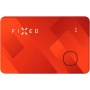 FIXED Tag Card smart локатор във формата на карта с поддръжка на Find My - оранжев