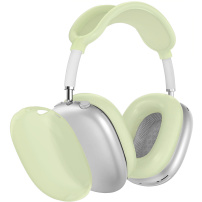 4в1 полупрозрачен силиконов калъф за AirPods Max 1 / 2 - зелен