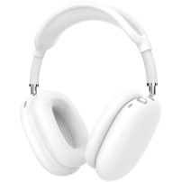 AhaStyle 4в1 силиконов калъф за AirPods Max 1 / 2 - бял
