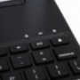 WITSPAD алуминиев кейс с цветно осветена Bluetooth клавиатура за iPad 9,7" (2017/2018) / Pro 9,7" / Air 1 / 2 - черен