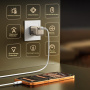 WEKOME WU-09 GaN Адаптер за бързо зареждане с порт USB-C - 65W - оранжев