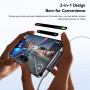 ESSAGER 2в1 аудио и зареждаща редукция - 2x USB-C към USB-C - сива