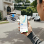 UGREEN CM919 smart локатор с поддръжка на Find My - тъмносив