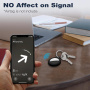XDcase комплект калъфи с карабинер за AirTag 1 / 2 - 4 бр. - светъл