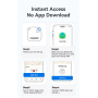 ESSAGER WWQ смарт локатор с поддръжка на Find My - син