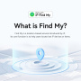 ESSAGER WWQ смарт локатор с поддръжка на Find My - черен