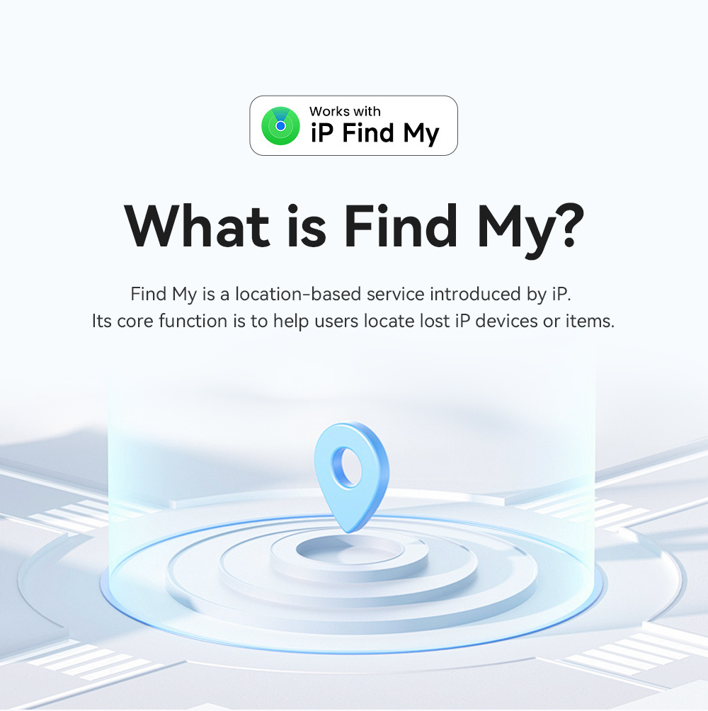 ESSAGER WWQ смарт локатор с поддръжка на Find My - черен