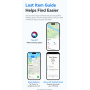 ESSAGER WWQ смарт локатор с поддръжка на Find My - черен