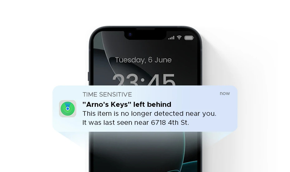 UGREEN CM816 смарт локатор с поддръжка на Find My - светлосин