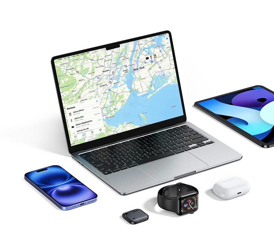 UGREEN CM816 смарт локатор с поддръжка на Find My - светлосин