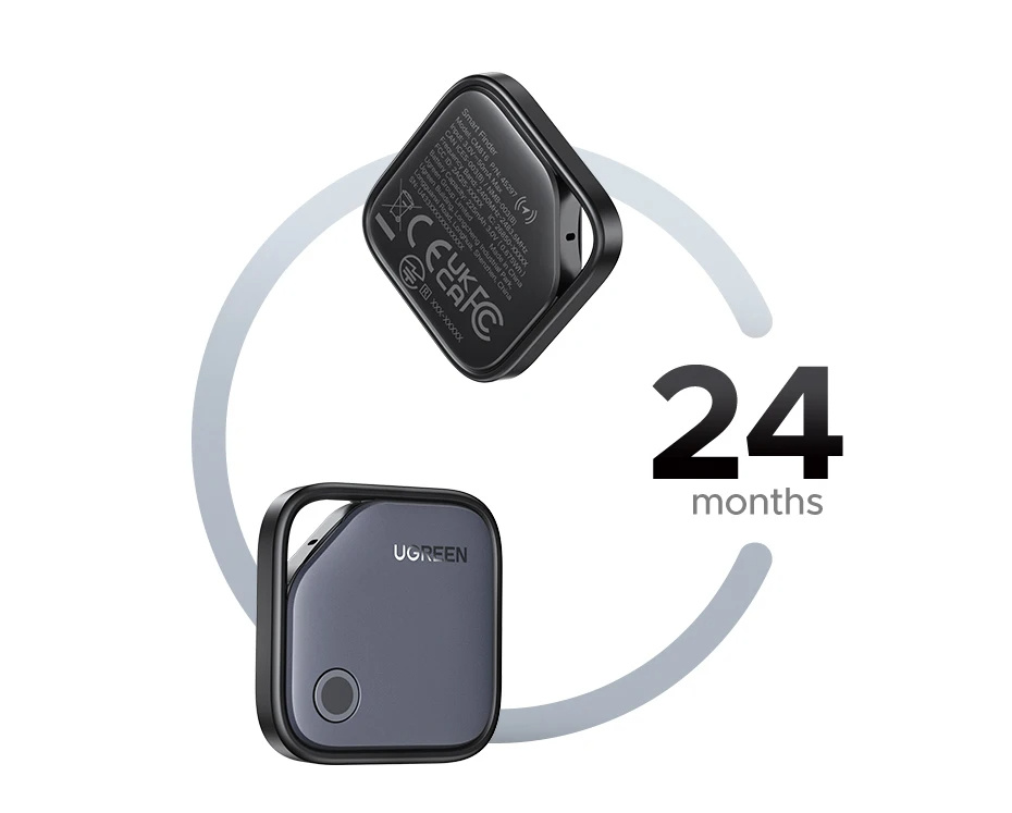 UGREEN CM816 smart локатор с поддръжка на Find My - пепел от рози